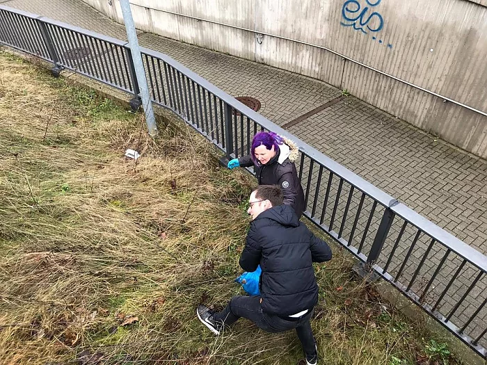 Kinderkarneval Sechtem 1994 e. V. nimmt an an einer Umweltaktion � teil.